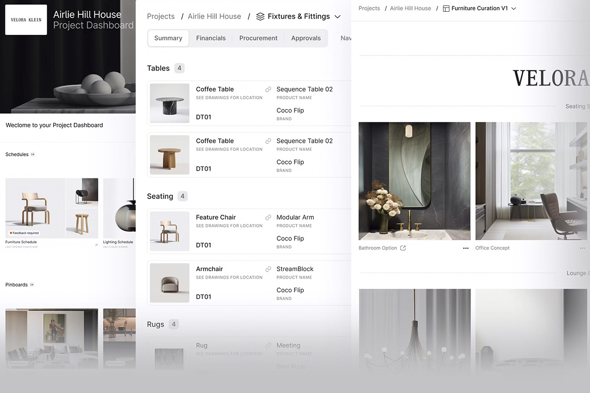 The Programa dashboard
